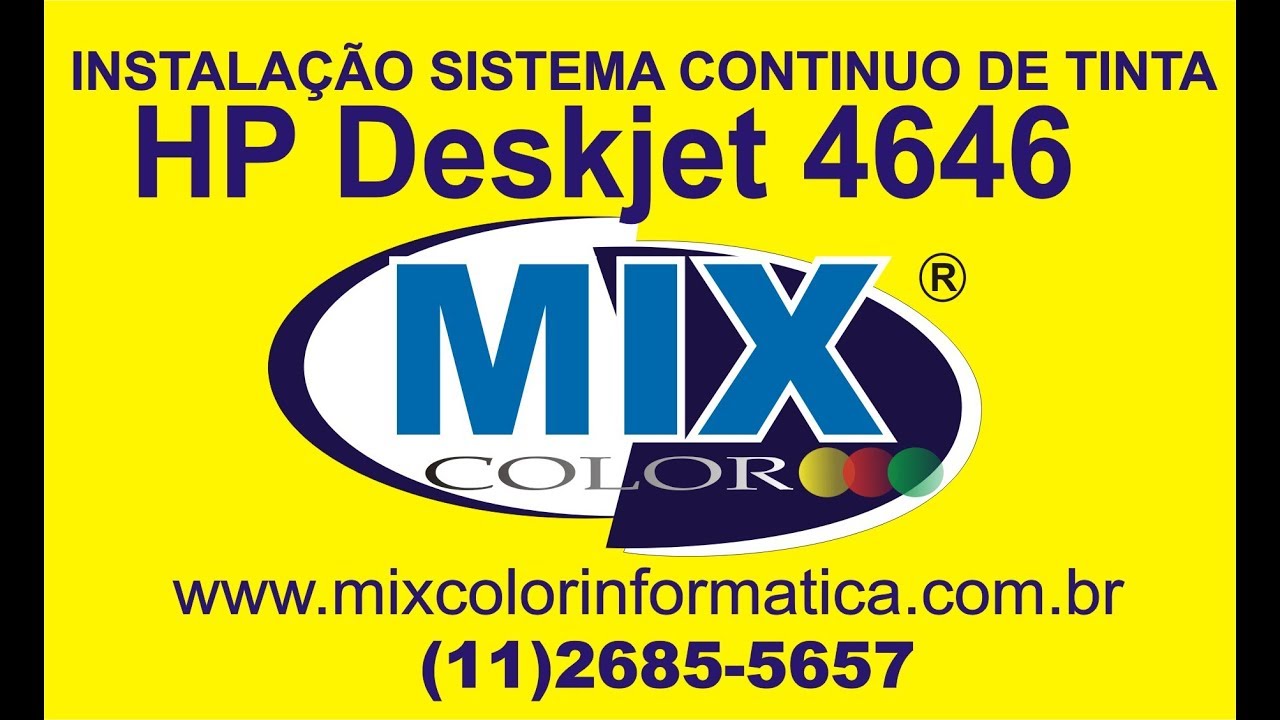 INSTALAÇÃO COMPLETA BULK INK HP 4646