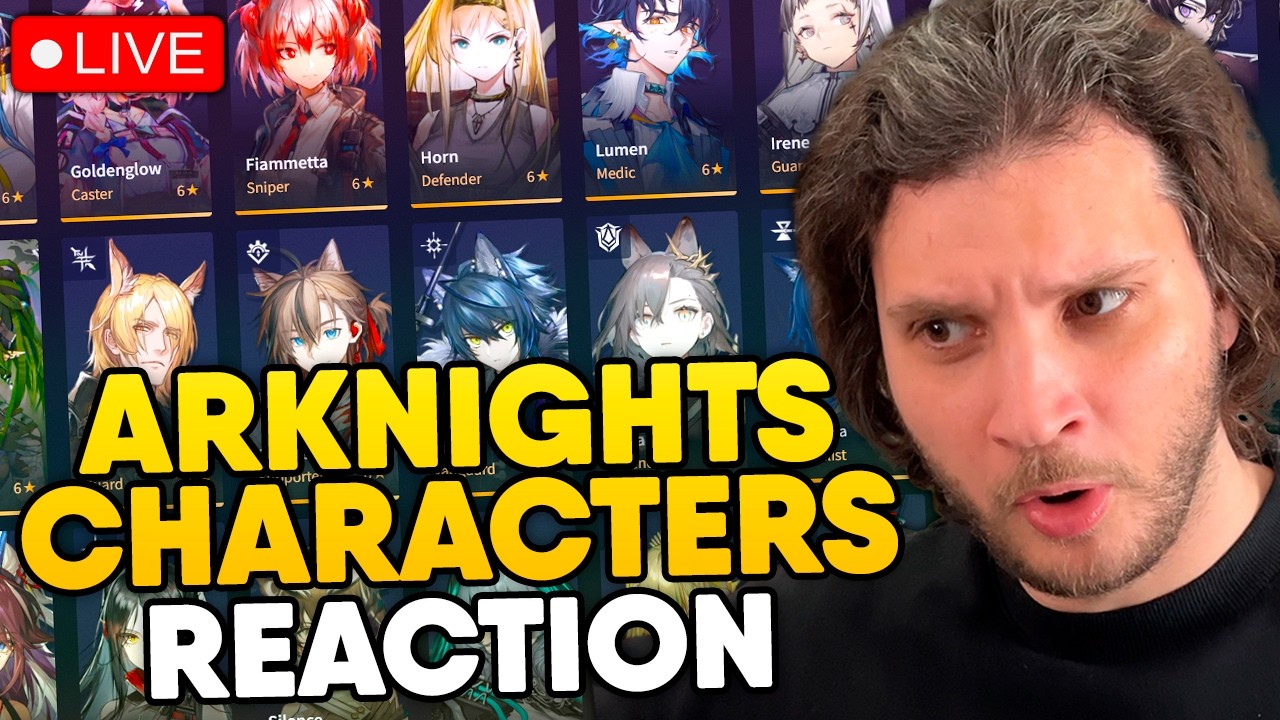 REACTING TO ARKNIGHTS CHARACTERS (FIRST TIME)