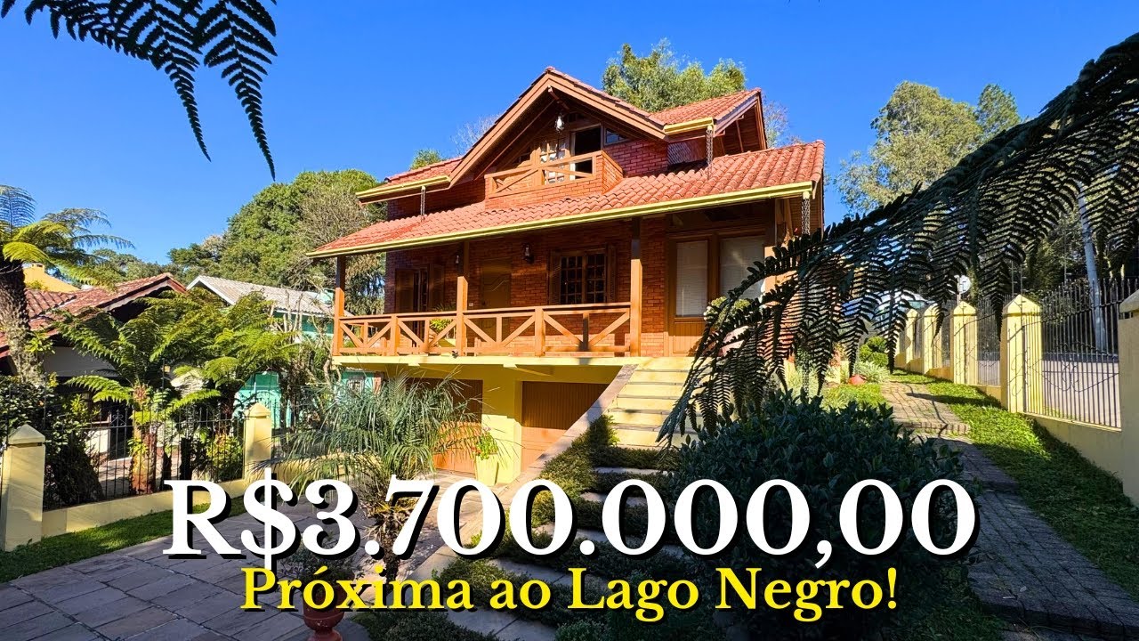 Seu Lar na Serra - Casa no Bairro Planalto em Gramado | Localização Nobre e Pertinho do Lago Negro!