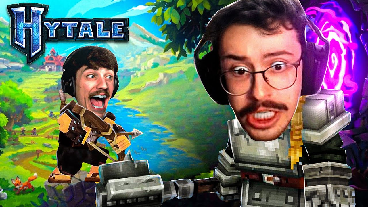 HYTALE FINALMENTE ESTÁ ENTRE NÓS! JOGANDO COM MOUNT!
