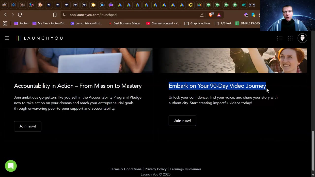 Groups, programs, and challenges accompanying LaunchPad
