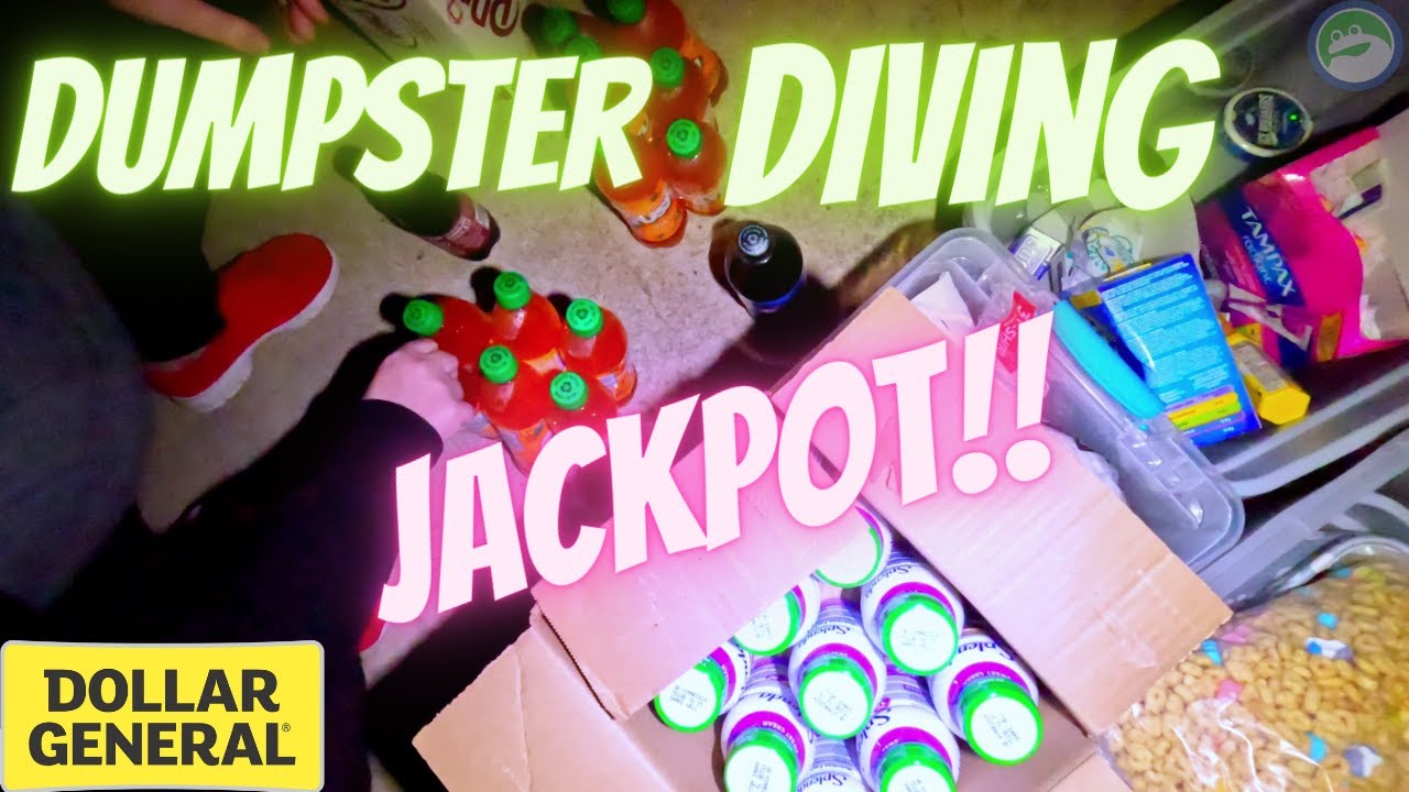Dumpster Diving Super Awesome HAUL at the Dollar General! $$