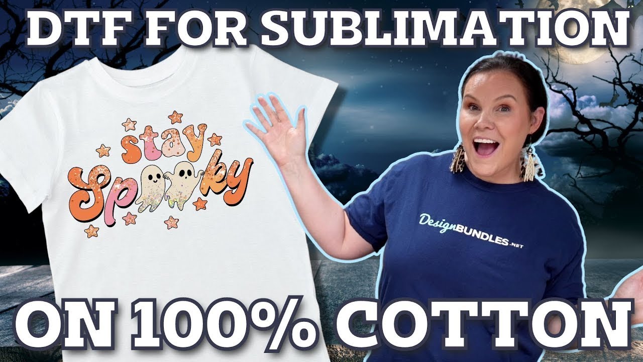 Sublimation on Cotton 🚨 *DTF* Direct to Film Sublimate on 100% Cotton