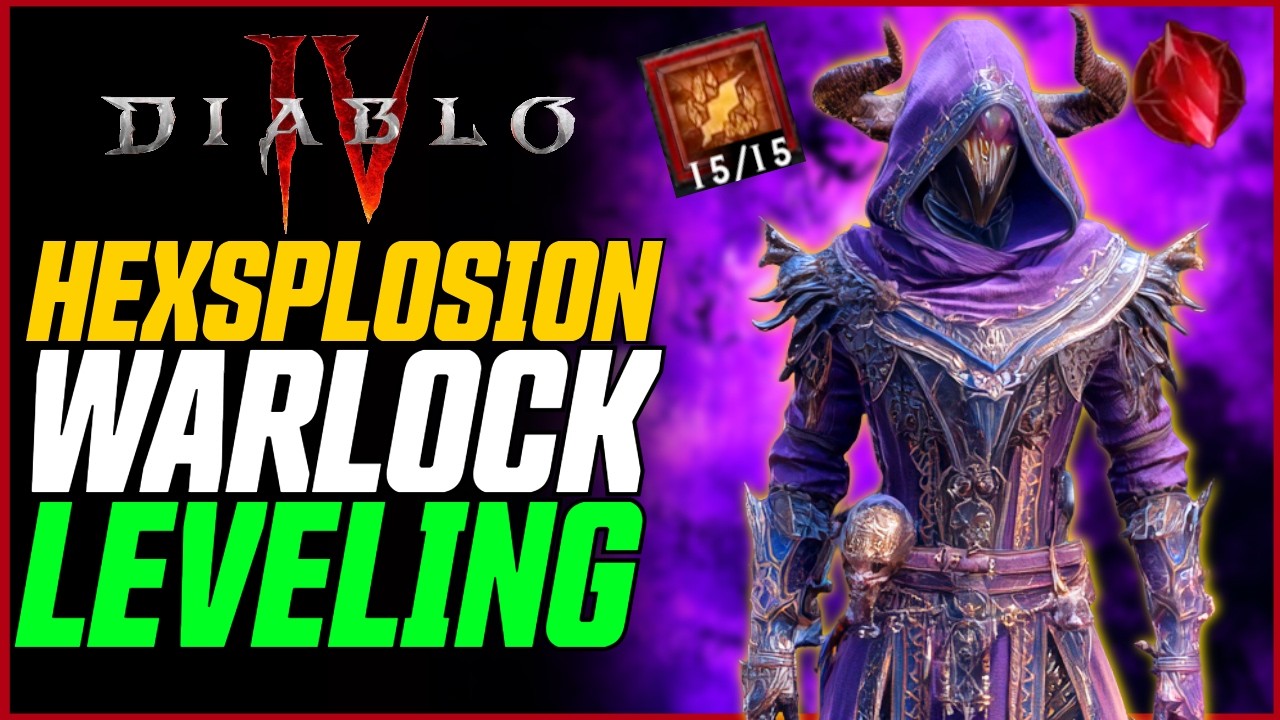 HEXSPLOSION WARLOCK LEVELING GUIDE (1-70) // Diablo 4 Ritualist Warlock Guide