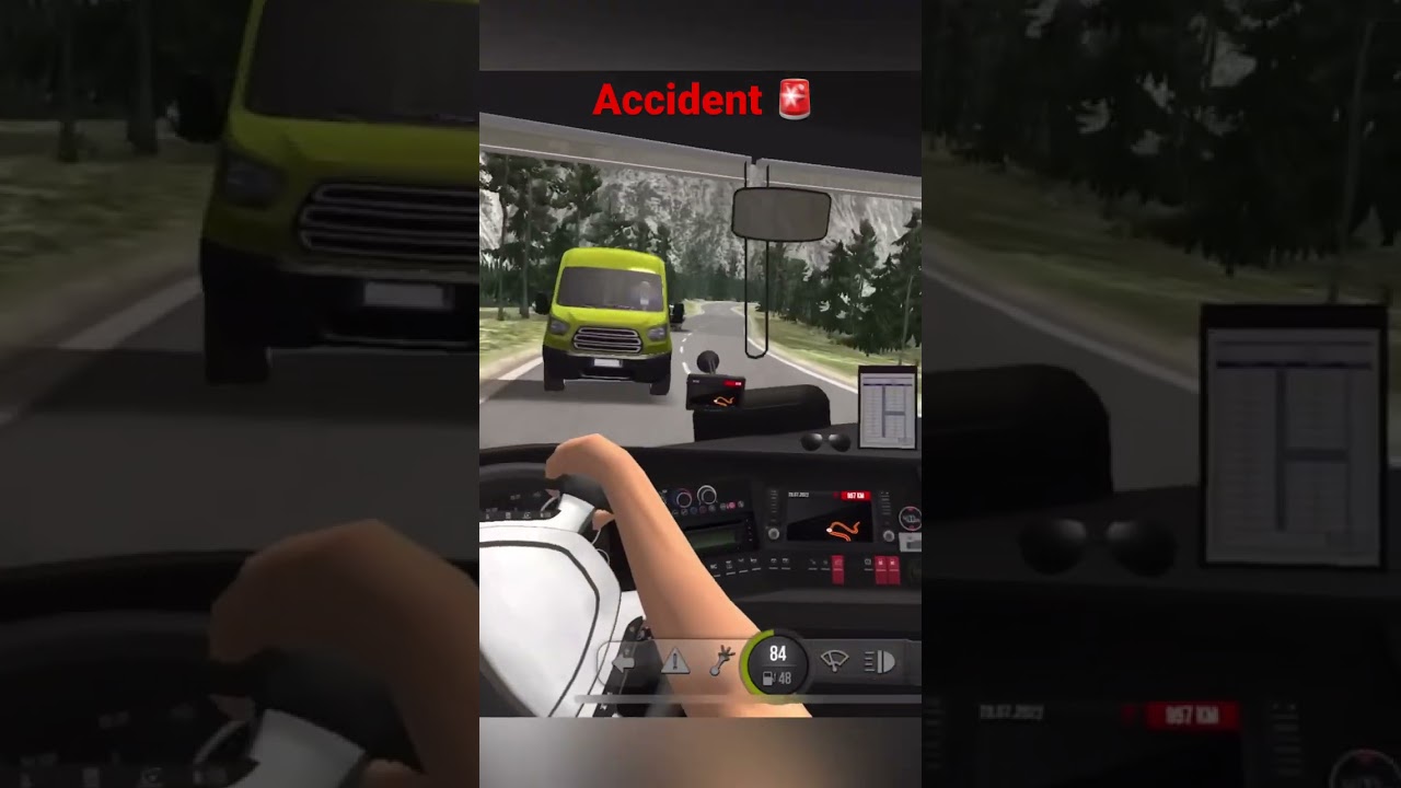 BUS SIMULATOR ULTIMATE  accident video