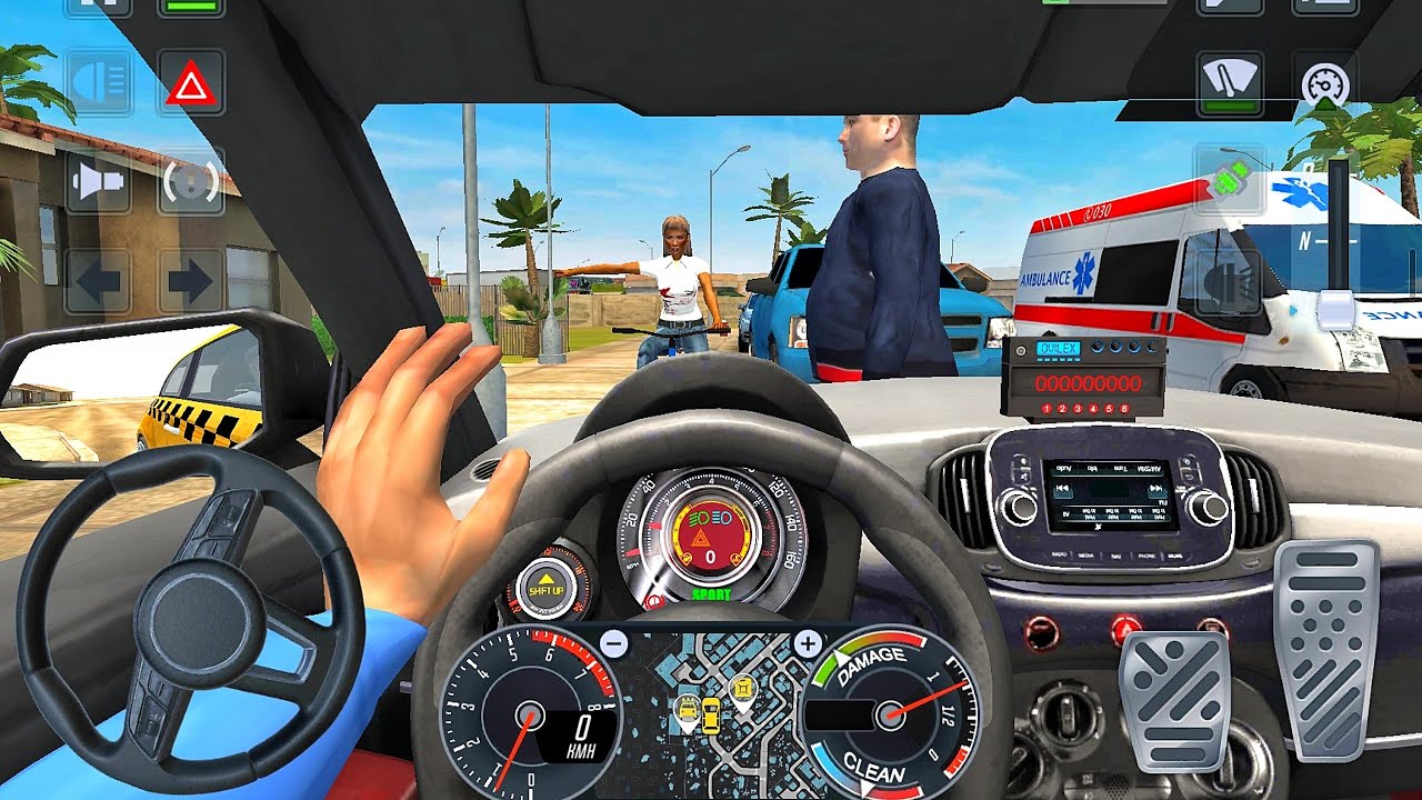 New Taxi Driver 2026 - MiniCar City Driving Game 3D - Taxi Simulator Evolution! Car Android Gameplay