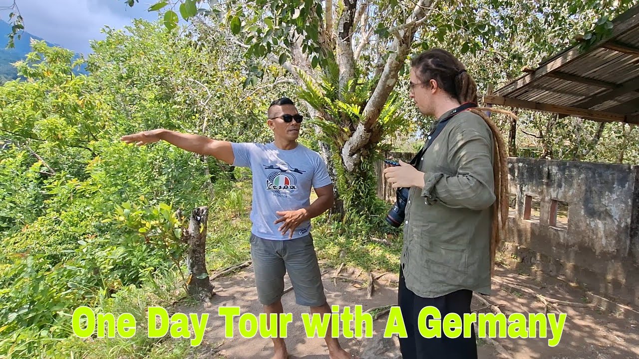 One Day Tour with A Germany | Keliling Pulau Ternate