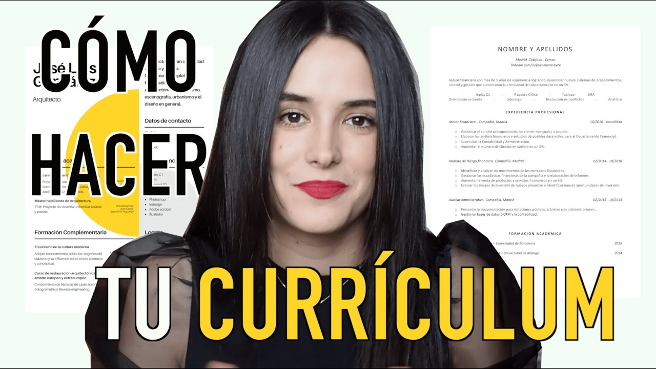 Cómo hacer un buen Curriculum Vitae en 5 minutos | 2026 | Plantillas gratis