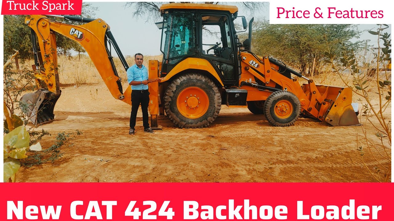 New CAT424 Backhoe Loader || price & Features|| #cat424 #truckspark
