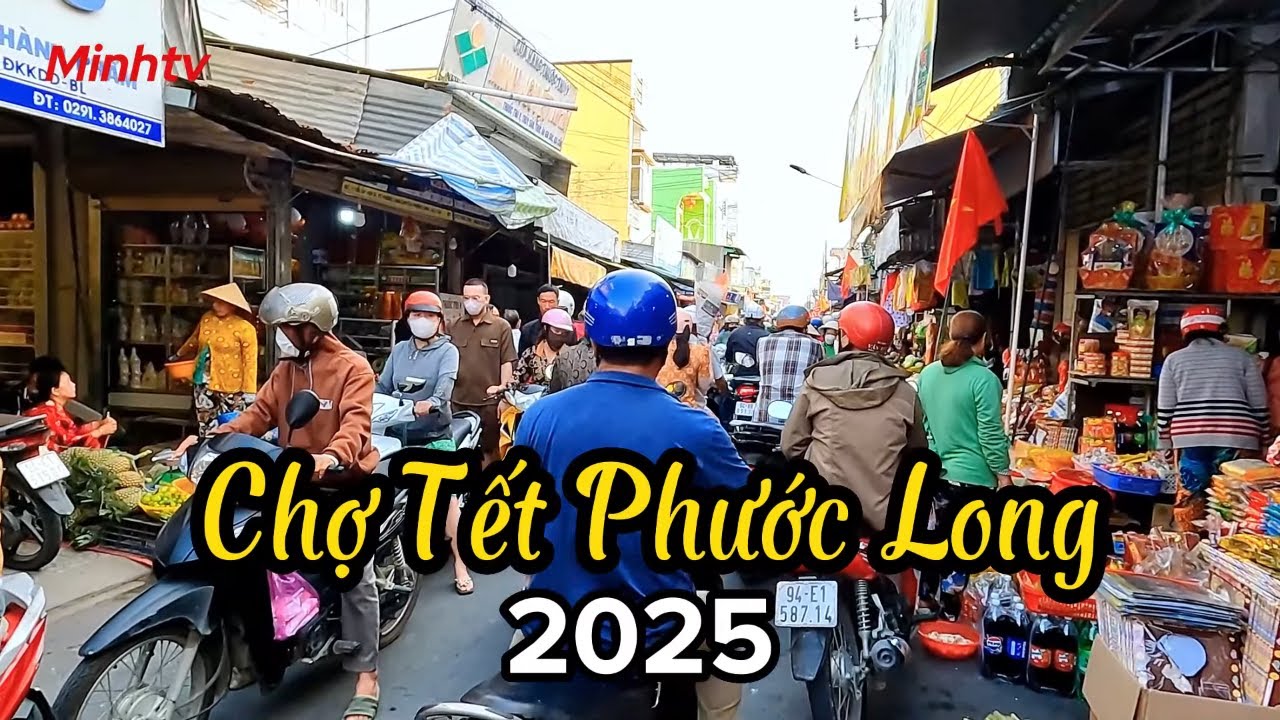 Dạo Một Vòng Chợ Tết Thị Trấn Phước Long Huyện Phước Long Tỉnh Bạc Liêu Năm  Ất Tỵ 2025.