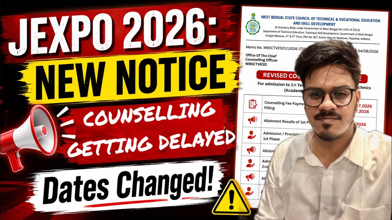 Jexpo 2026: New Notice |  Jexpo | Polytechnic Admission 2026