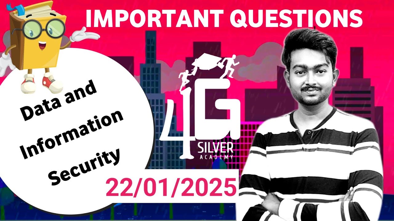 Data and Information Security Important Questions in Tamil | CW3551 | 22/01/2025 Exam