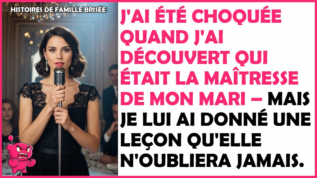 J'ai découvert qui était la maîtresse de mon mari et j'ai révélé son identité à toute la famille.