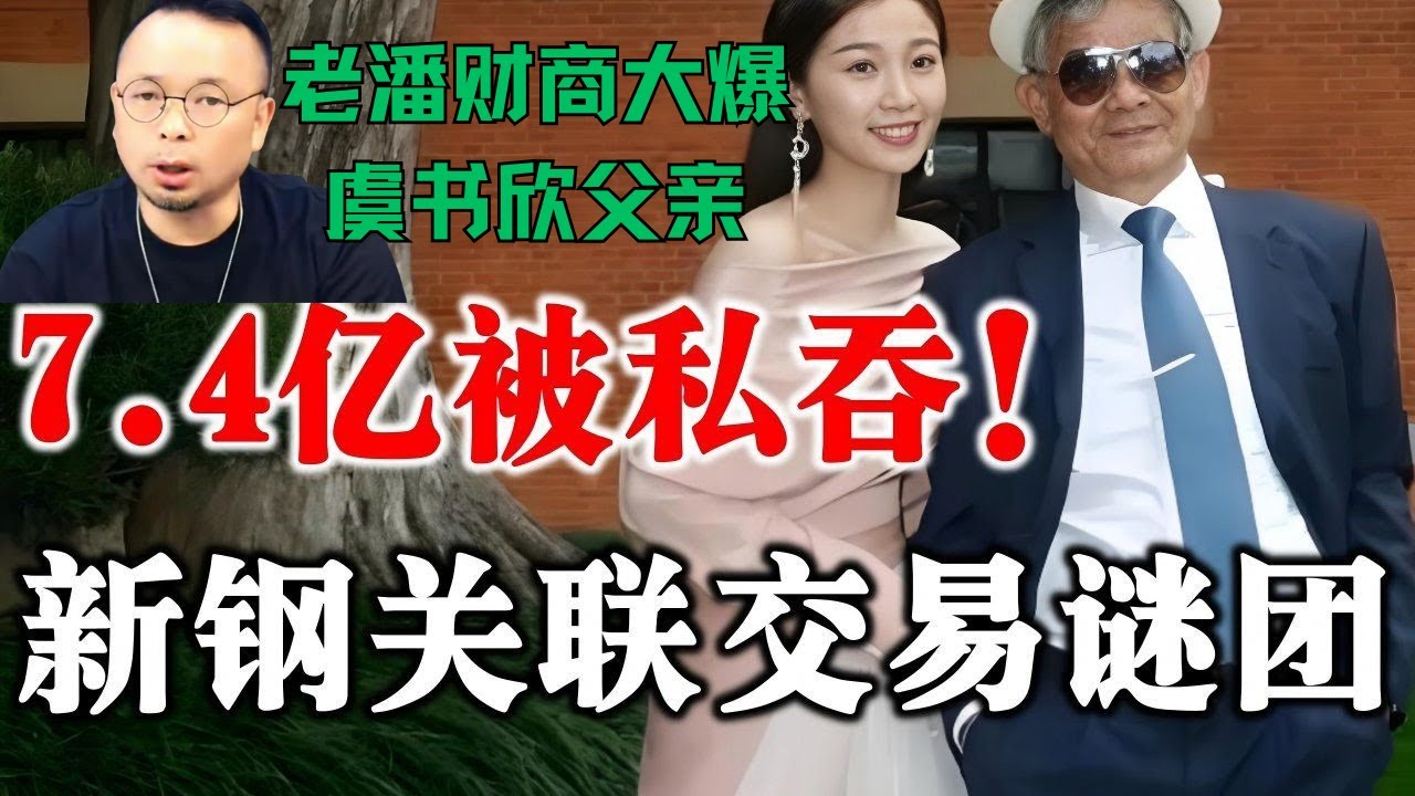 老潘财商大爆虞书欣家里侵吞国有资产7.4亿！｜新钢关联交易谜团｜老潘财商爆料热搜被撤