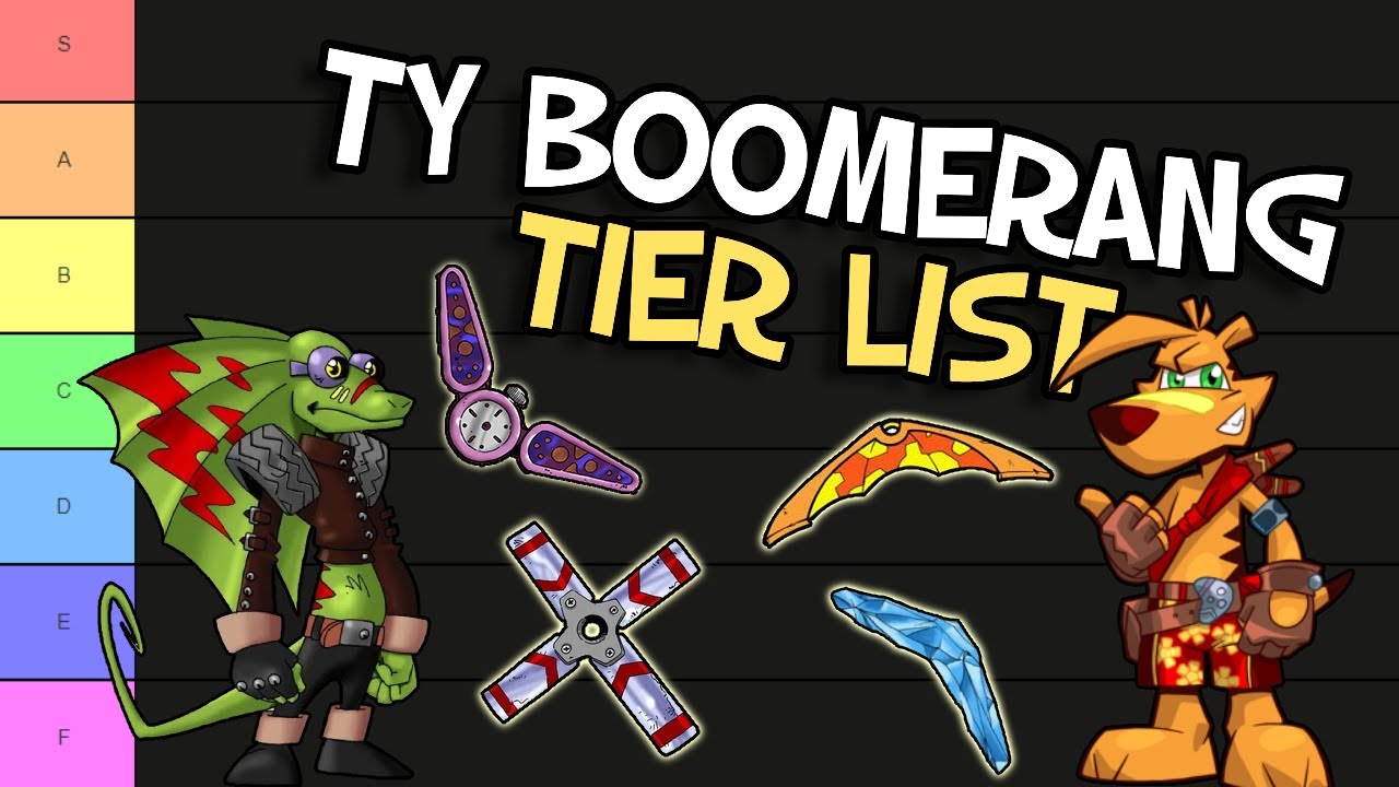 Ty Boomerang Tier List