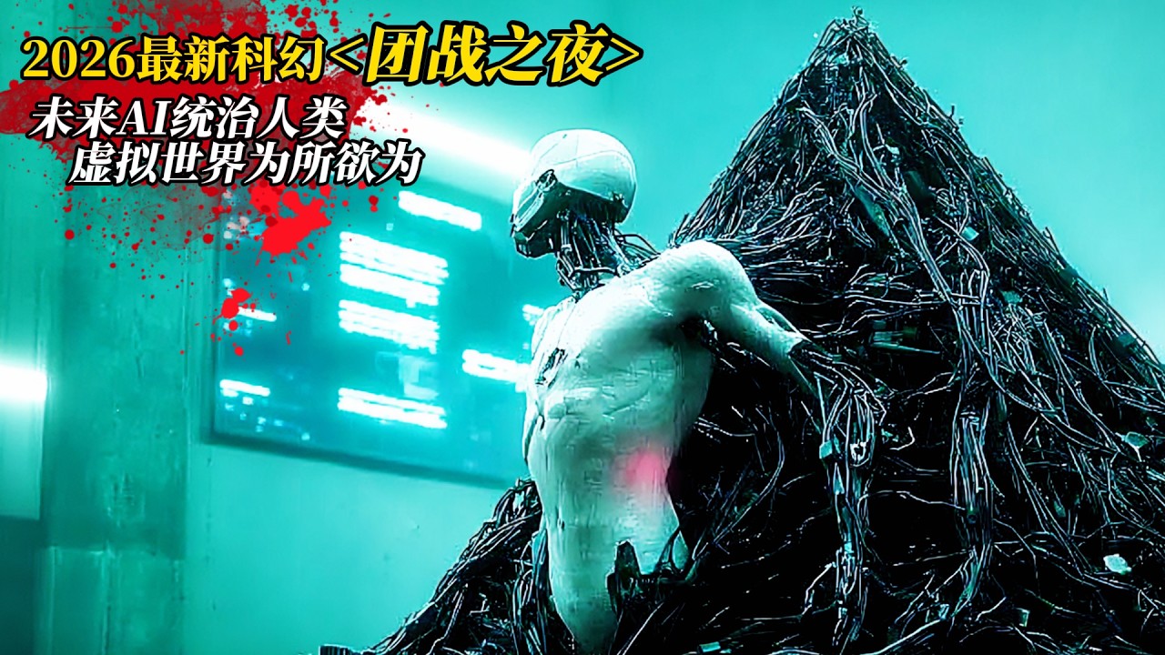 2026 科幻黑馬《團戰之夜》，加勒比海盜導演新作，平民團硬剛邪惡AI，結局大反轉！