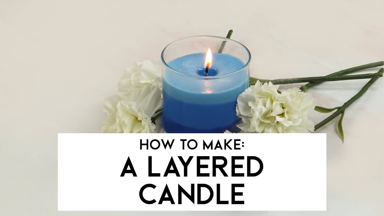 How To Make A Layered Candle 🕯️| Supplies For Candles