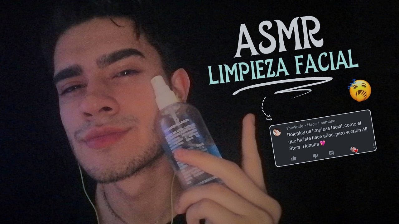 ASMR Roleplay - LIMPIEZA FACIAL para DORMIR | Susurros y Soft Spoken