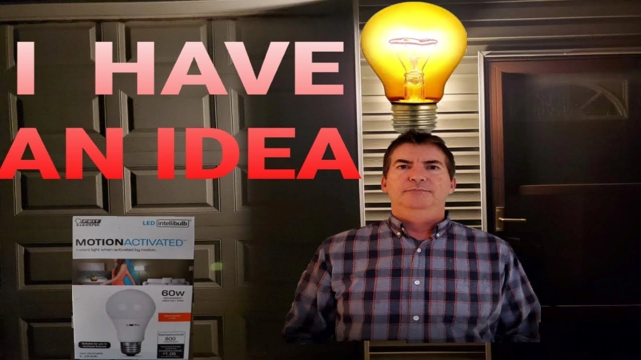 LED Intellibulb MotionActivated light bulb  by FEIT ELECTIC review, fail #Frugal With John