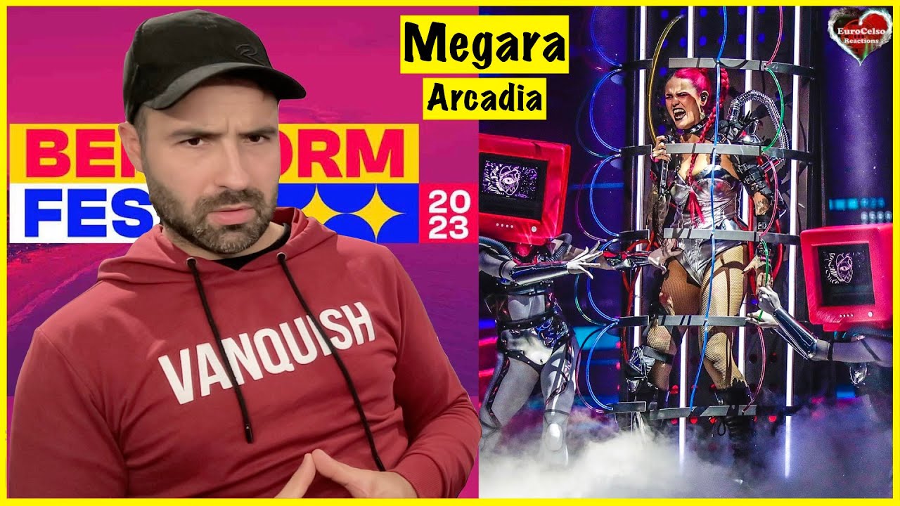 Reaction 🇪🇸: Megara - Arcadia /Benidorm Fest 2023 (Live Performance)