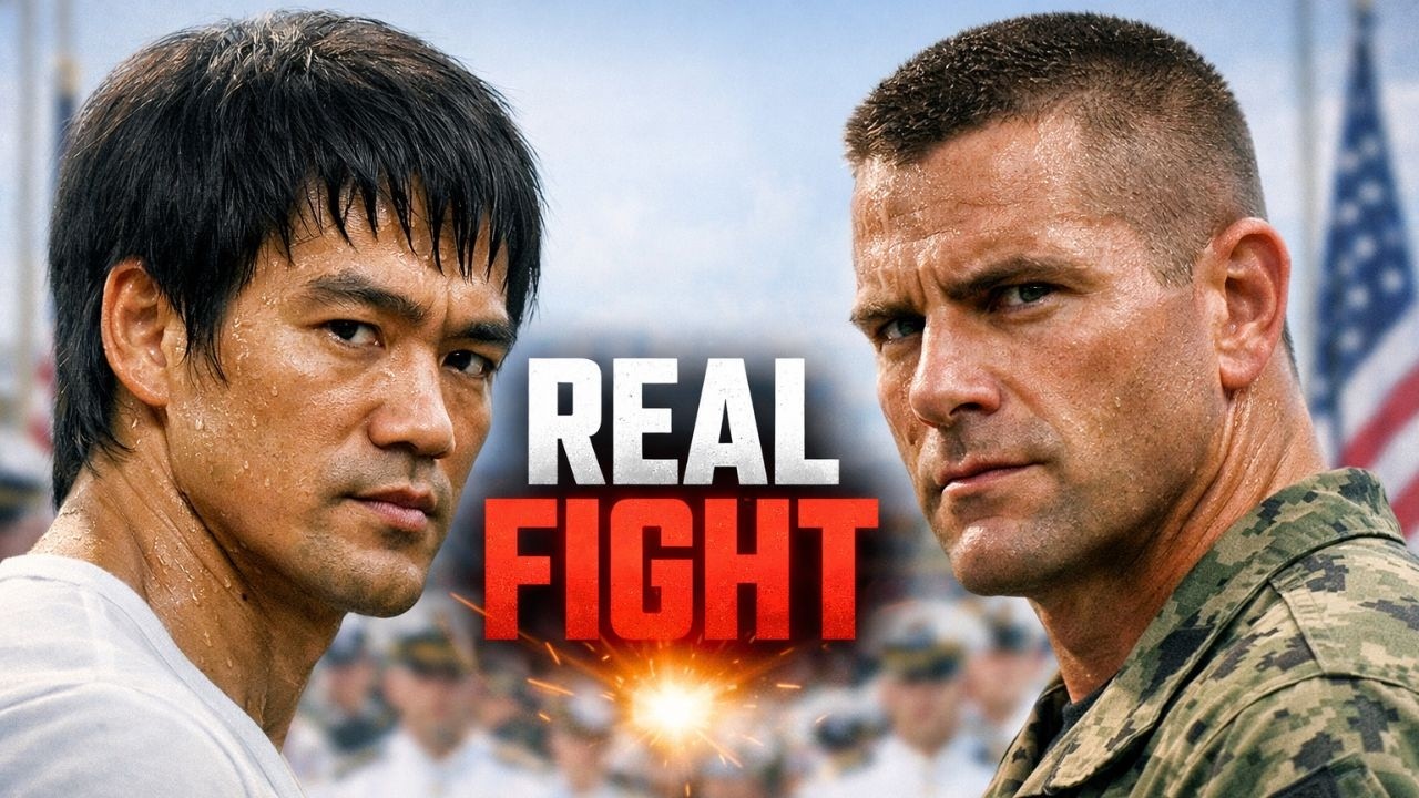 Bruce Lee at Naval Ceremony: Navy SEAL “Fight a Real Man” — 7 Seconds