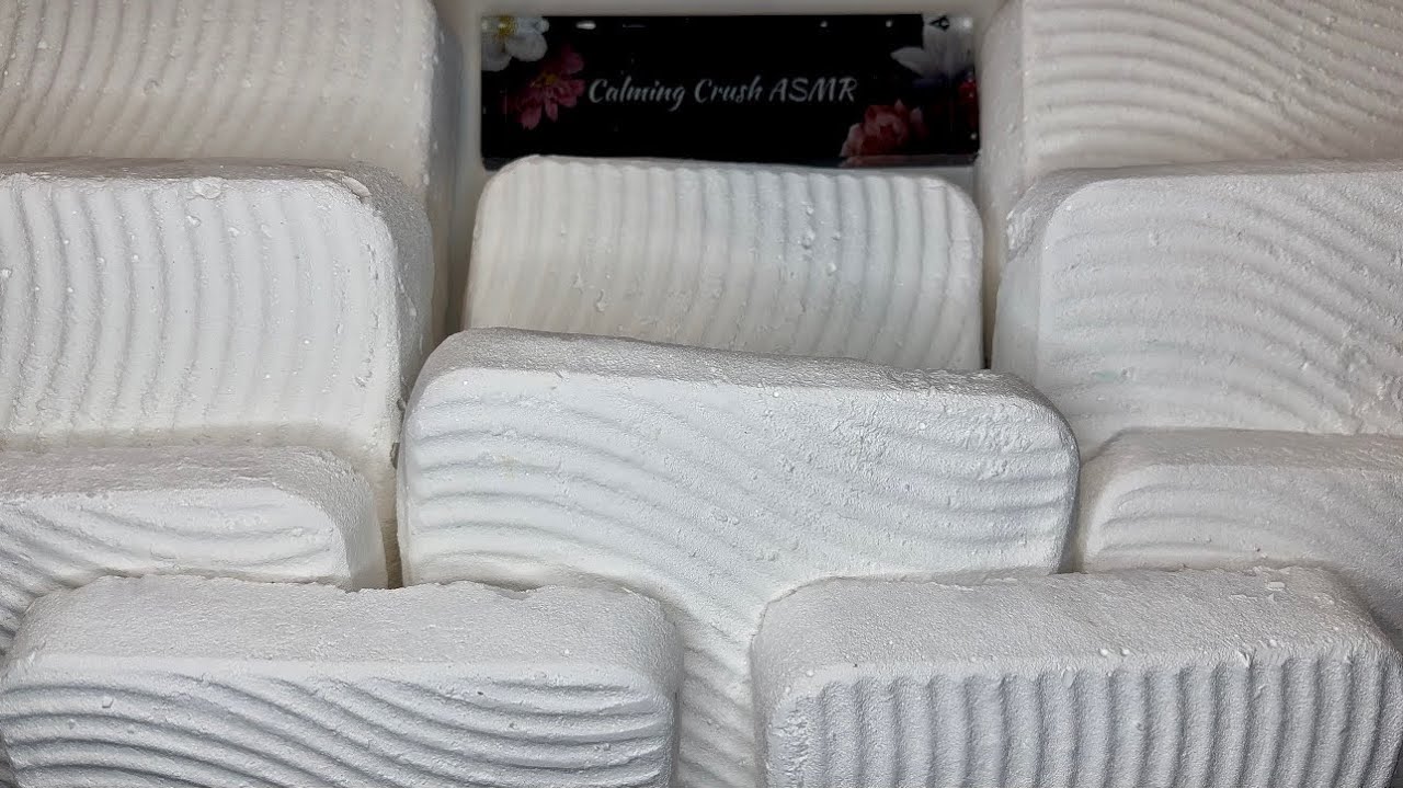 10 Crunchy Soft Cake Slabs Plain Jane Reformed Gym Chalk Mass Crush | Calm & Soothing Sleep Aid ASMR