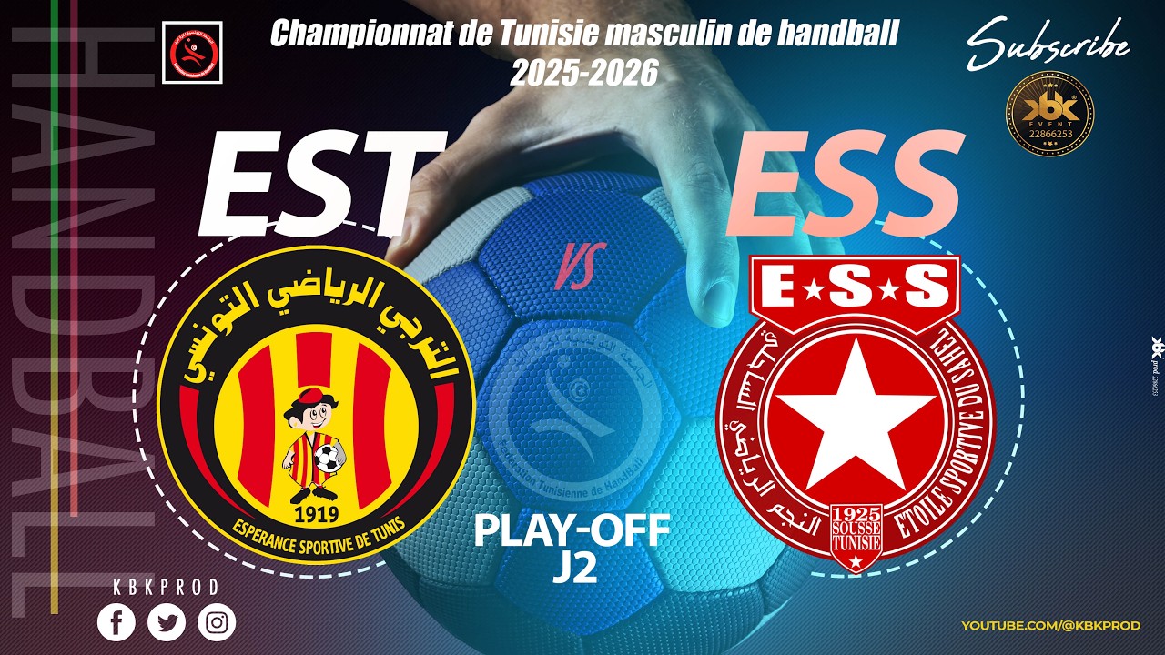 🇹🇳 J2🤾PLAY-OFF🏆🇹🇳 #esperance_sportive_de_tunis  🆚 #etoile_sportive_du_sahel  #D'Elite HAND Tunisie