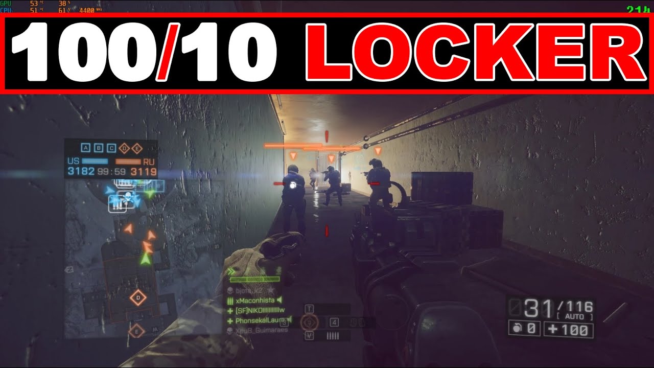 Battlefield 4 - 100/10 Locker