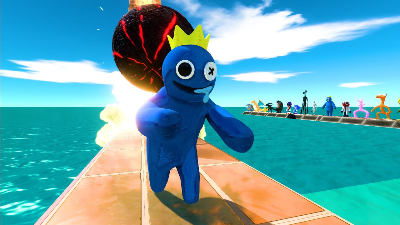 Fireball Chasing Creppy Monster - Animal Revolt Battle Simulator