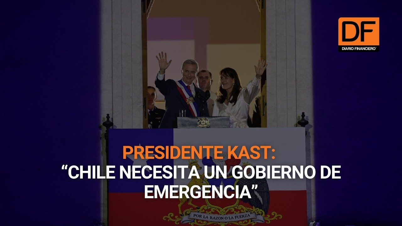 Kast en su primer discurso como Presidente: “Chile necesita un Gobierno de emergencia”
