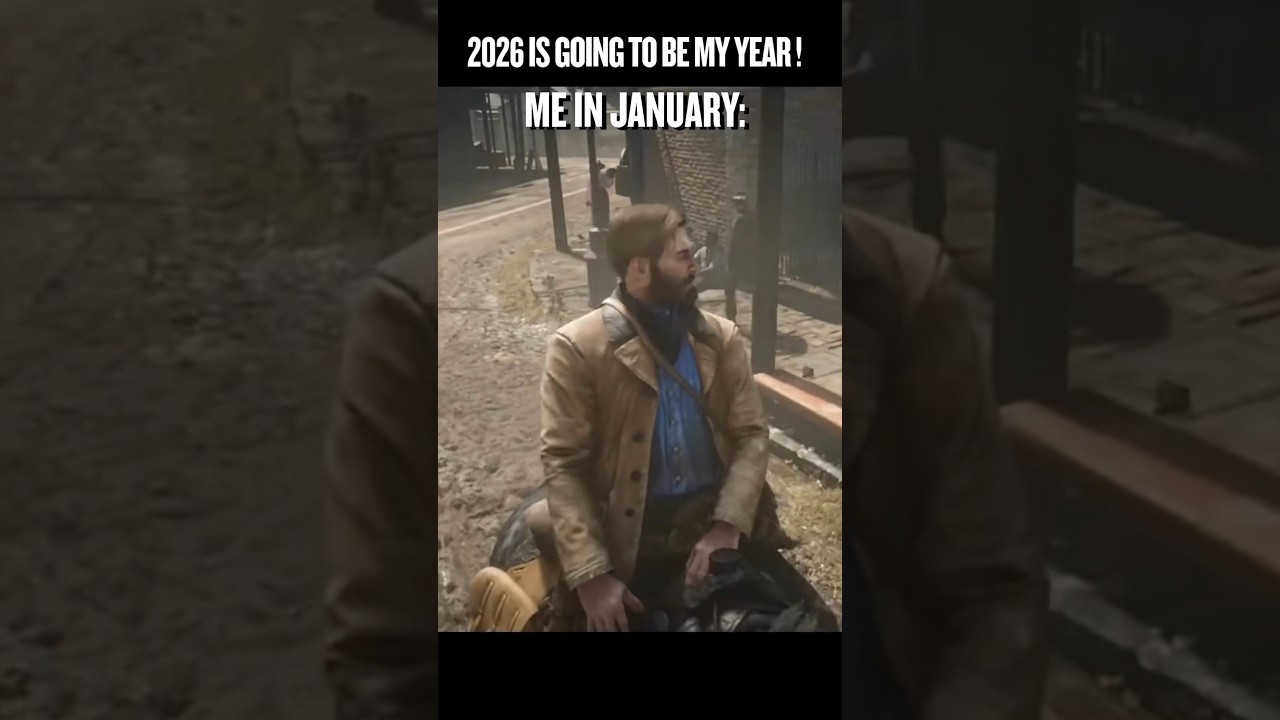 My 2026 plans in a nutshell... 💀  #rdr2 #retrogaming #gaming #arthurmorgan #memes