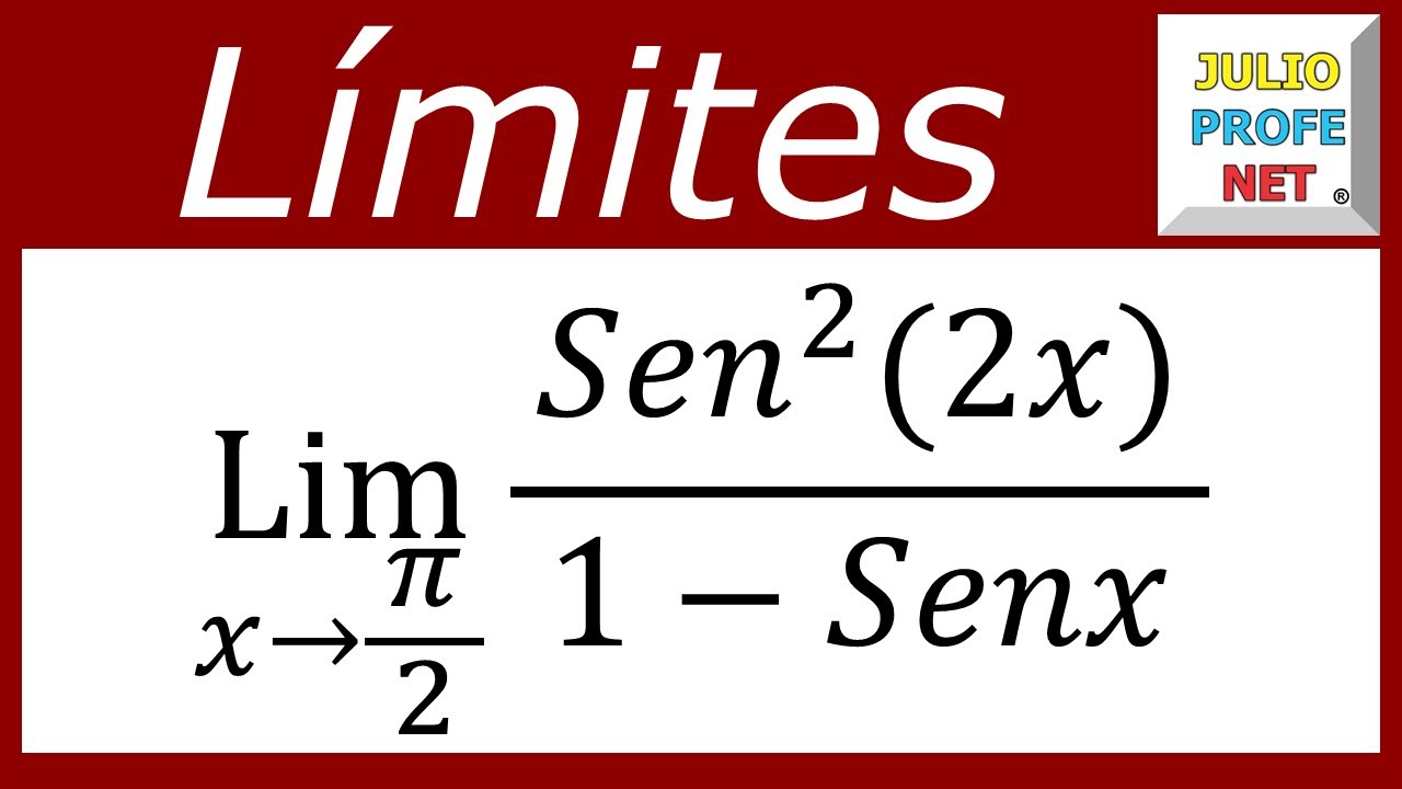 Límites trigonométricos | Ej. 12 #julioprofe