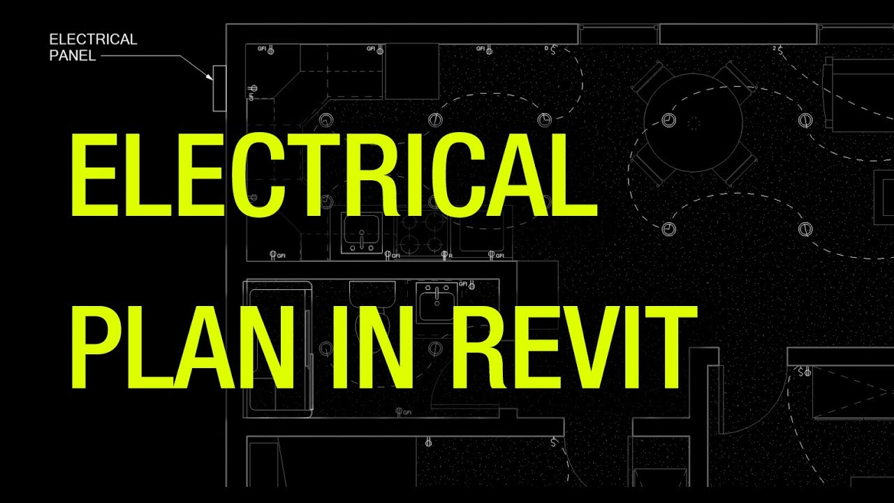 Рисование плана электропроводки в Revit