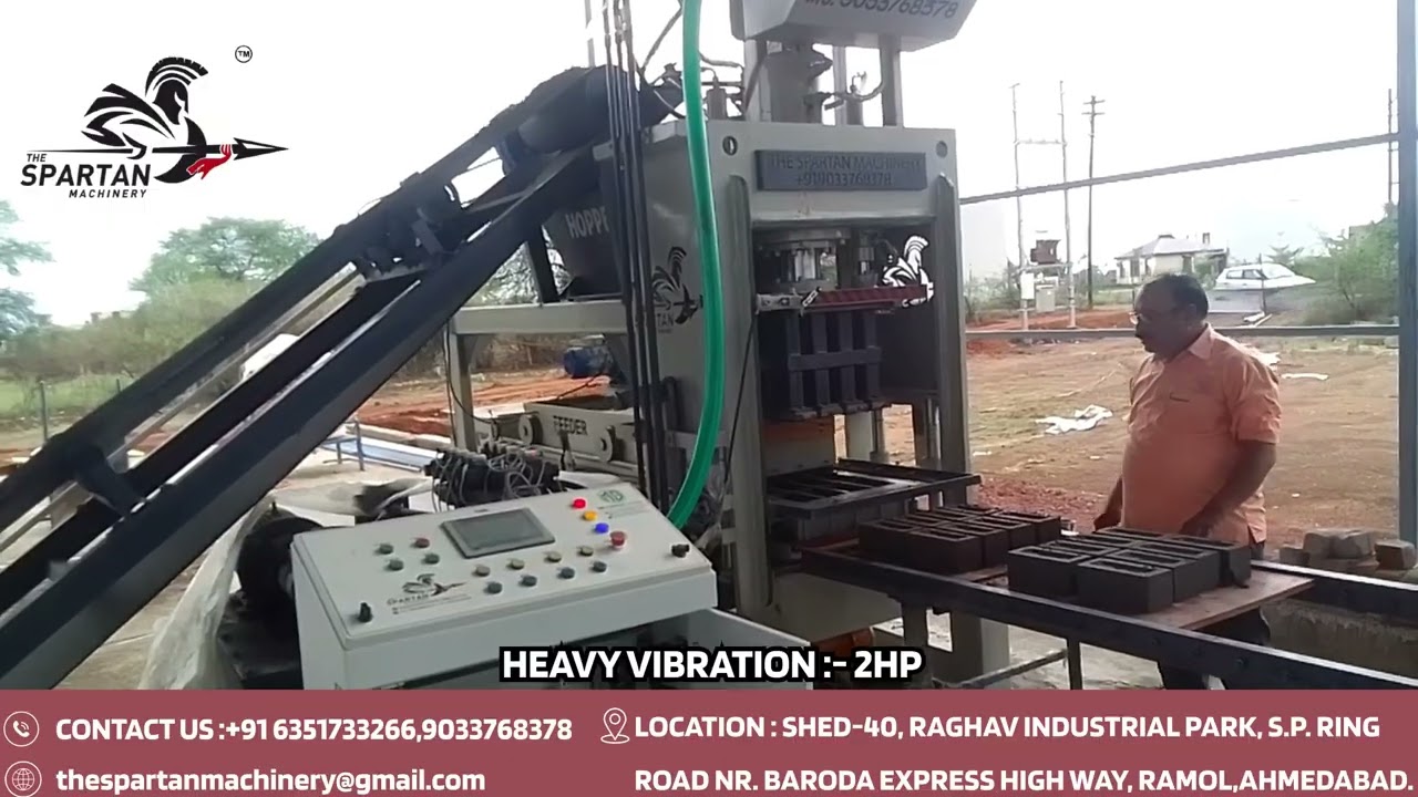 High-Performance Brick & Block Making Machine | Smooth Molding & High Output