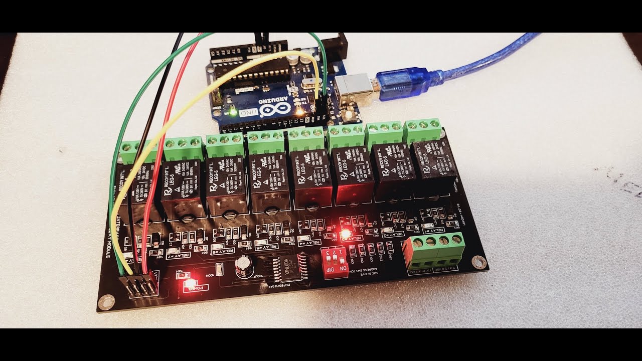 8 Channel I2C EMR Relay Board For Arduino And Raspberry PI