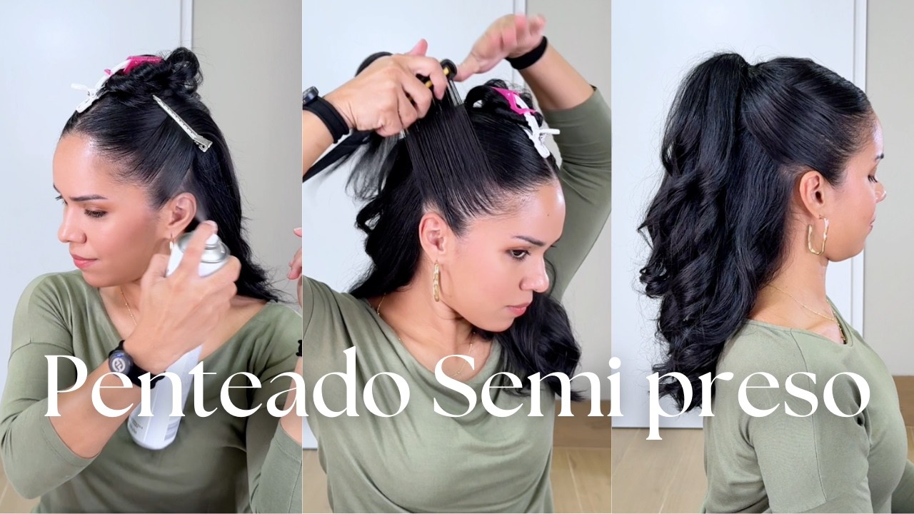Penteado Semi preso.