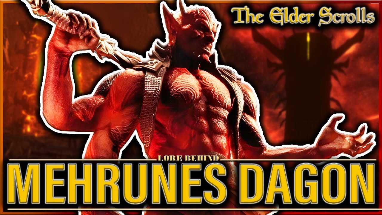 The Dark Brutal History Of Mehrunes Dagon | Full Elder Scrolls Lore