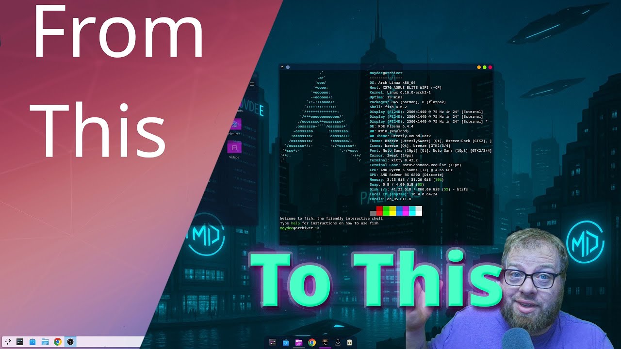 Преобразите KDE Plasma за считанные минуты