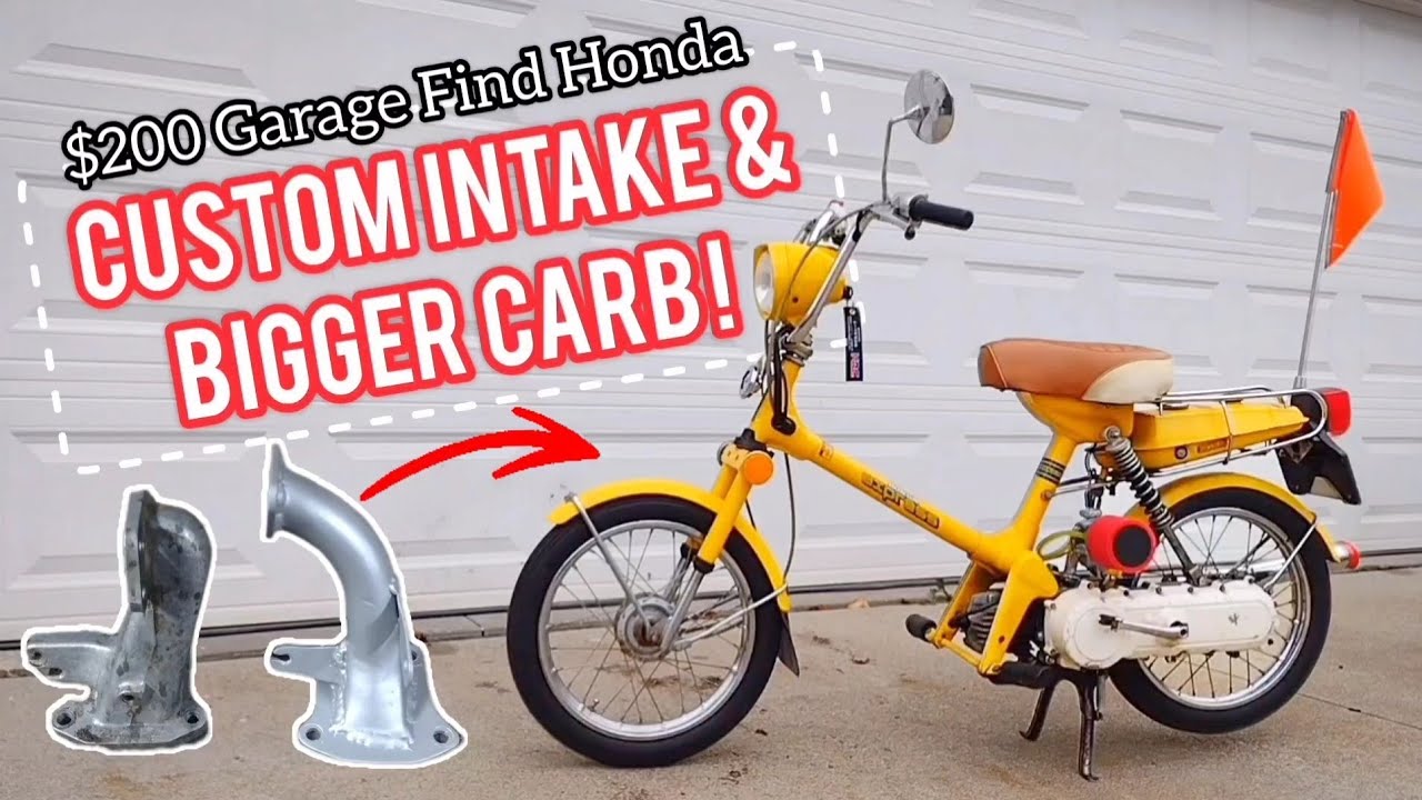 Custom Parts For Better PERFORMANCE! Garage Find 78 Honda Express NC50