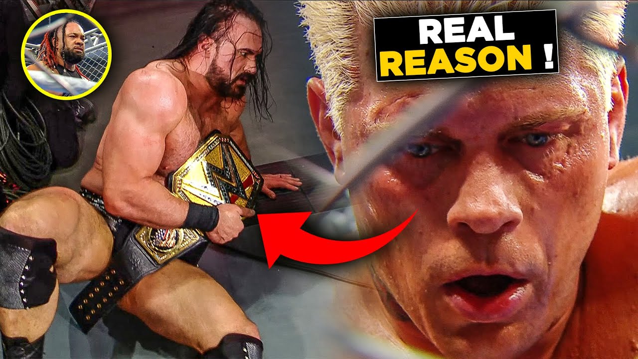 REAL REASON! Why Cody Rhodes LOST 🤯Drew McIntyre Wins Undisputed Championship SmackDown