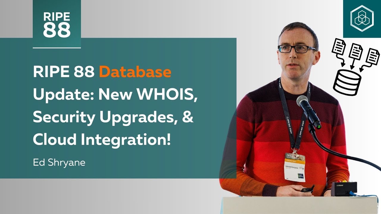 RIPE 88 Database Update: New WHOIS, Security Upgrades, & Cloud Integration!