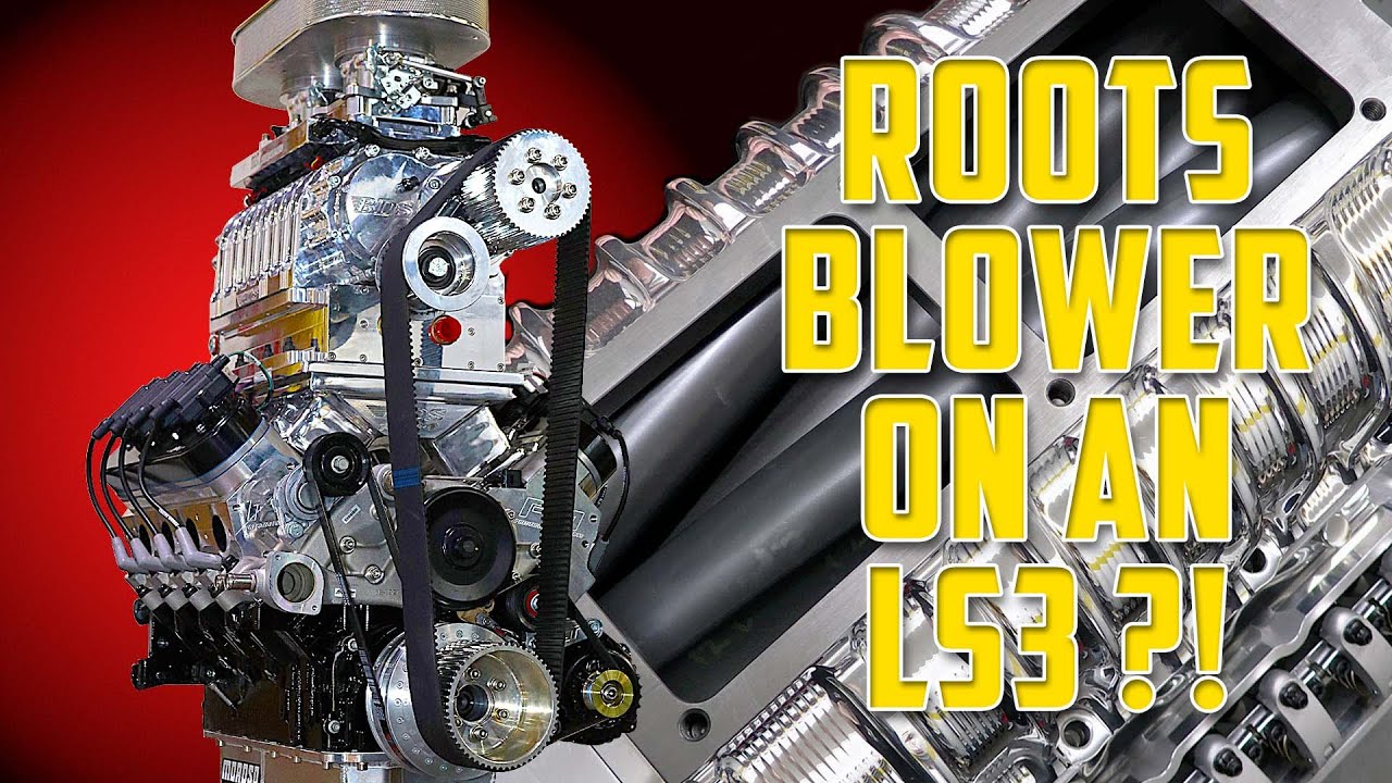 Gaint LS! -- Roots Blower on a Big Inch LS3 (You will never guess the vehicle!)