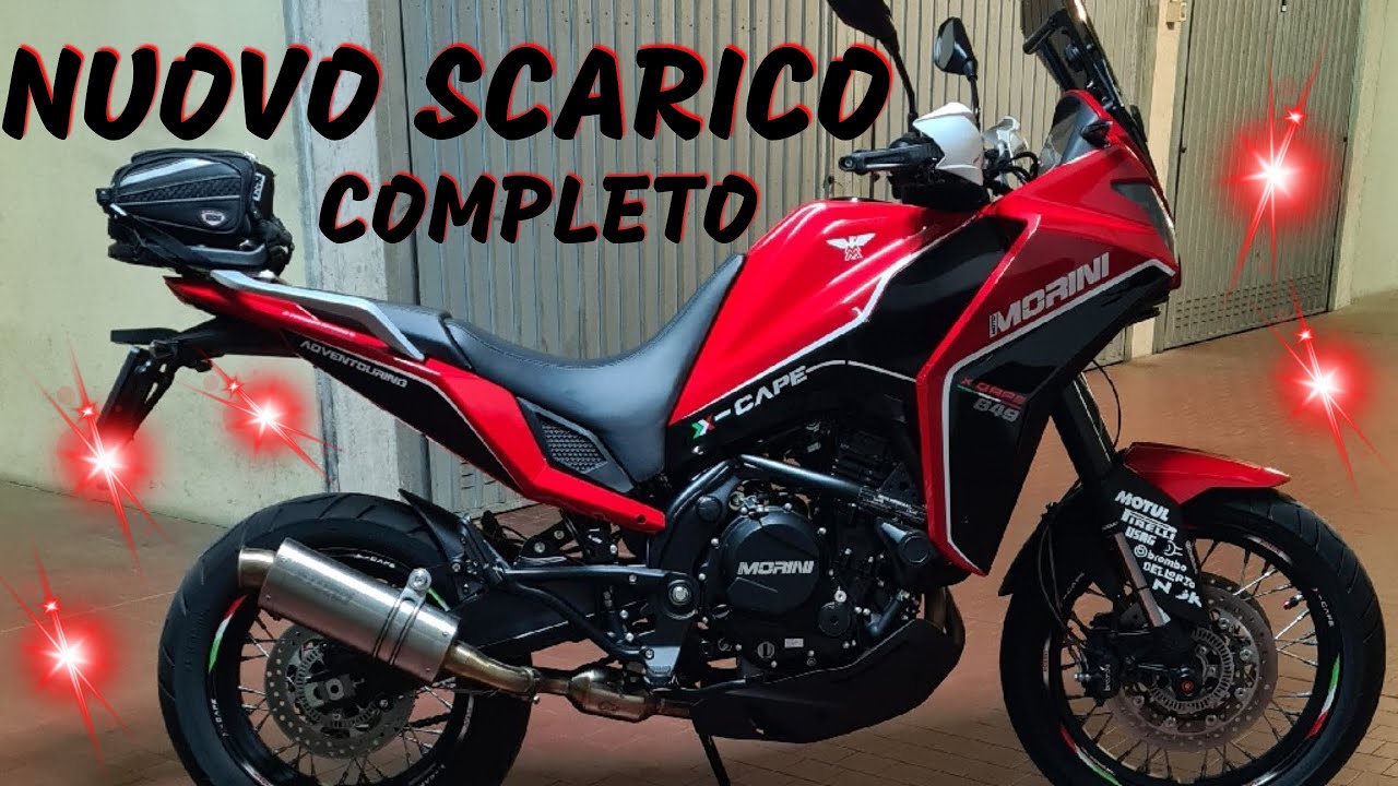NUOVO SCARICO PER LA X-CAPE.. DOPO LA CADUTA!!!