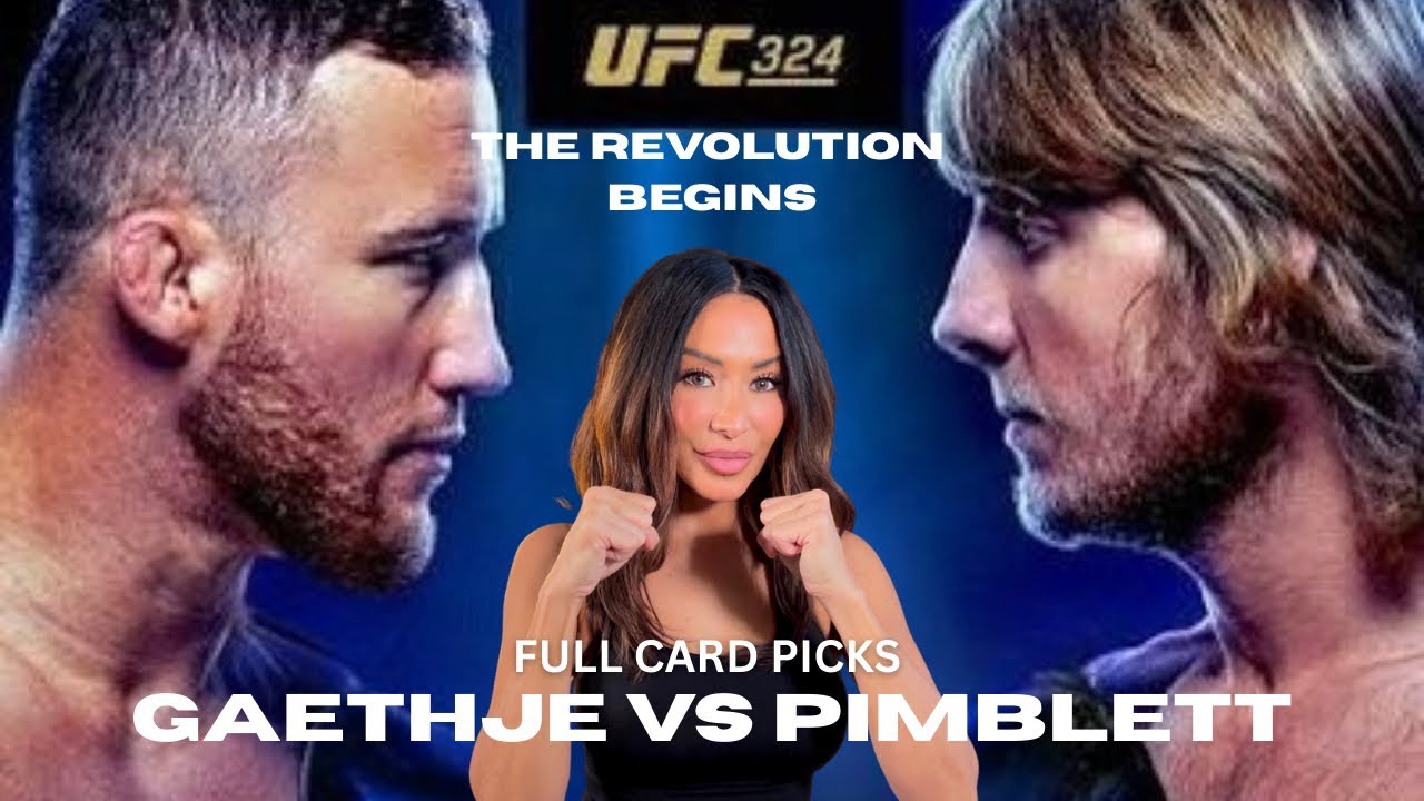 UFC 324: Gaethje vs Pimblett IGNITES the Paramount+ Era!🔥