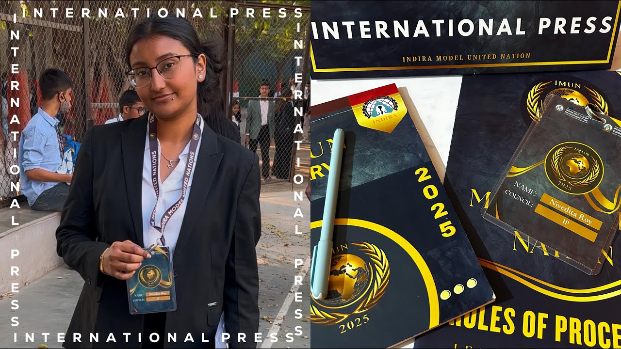 WON THE BEST JOURNALIST FOR THE FIRST TIME! | my first MUN for 2025