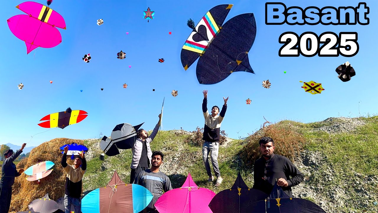 Basant pr **100**Tukely Pakr li😱||  Itni bari **Patang** pakar li || 😱