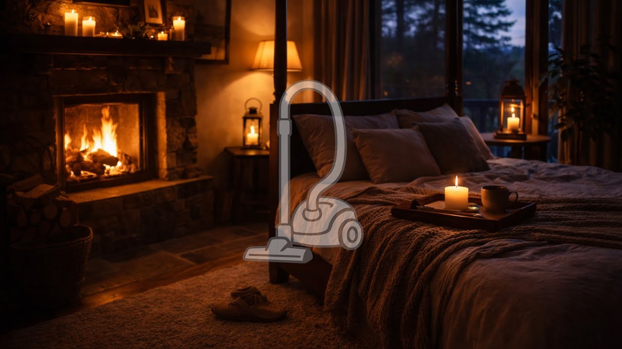 🌙 Vacuum Cleaner ASMR | Dark Room • ASMR for Sleep & Anxiety Relief