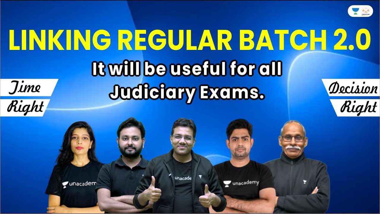 New Batch Launch | Orientation Session | Let's Crack Judiciary | Linking Laws