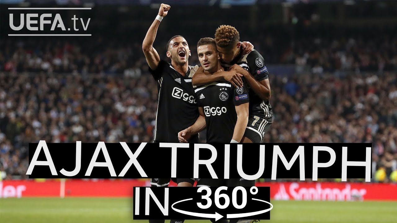 RELIVE AJAX'S WIN IN MADRID IN 360°