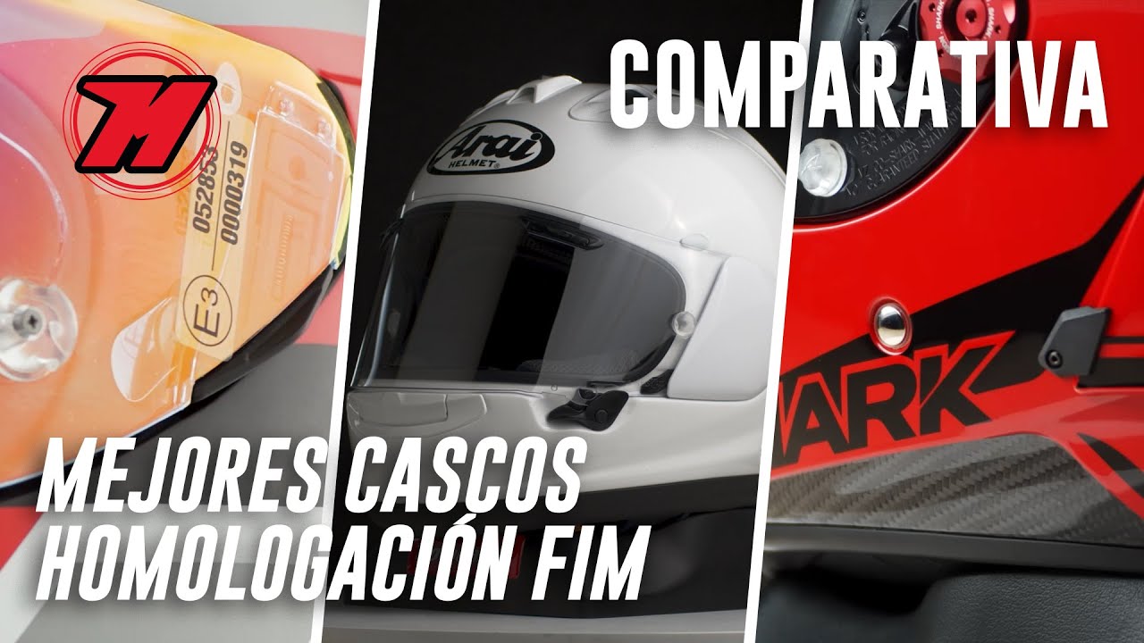 TOP 3 mejores cascos RACING del momento con HOMOLOGACIÓN FIM 🔝🤯